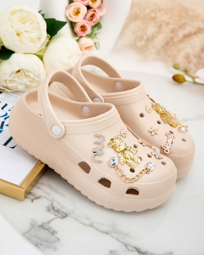 Royalfashion Женские резиновые шлепанцы с орнаментом Fescas