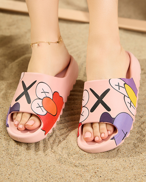 Elmino rožinės moteriškos šlepetės - Avalynė