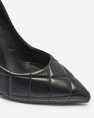 Женские стеганые туфли черного цвета Duclisa- Footwear