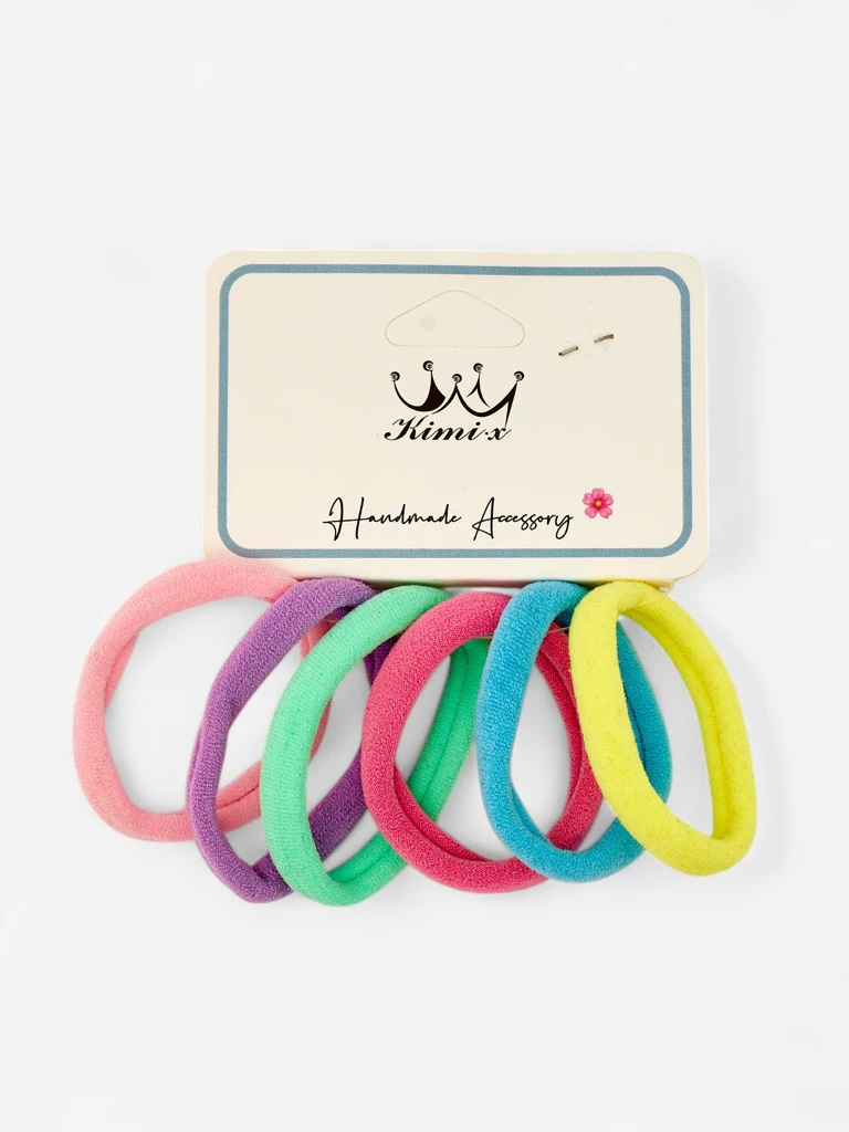 Royalfashion 6 plaukų gumyčių rinkinys Spalva Įvairiaspalvė