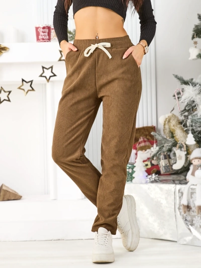 Royalfashion Теплые женские спортивные брюки плюс размер