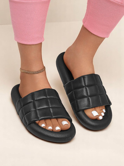 Royalfashion Damskie klapki Quilt Walk – sztos na lato