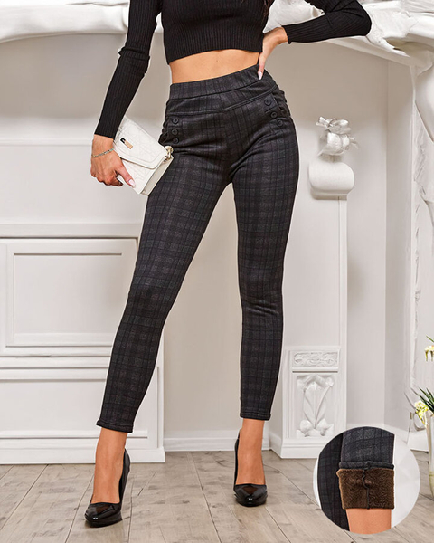 Royalfashion Женские утепленные брюки-теггинсы