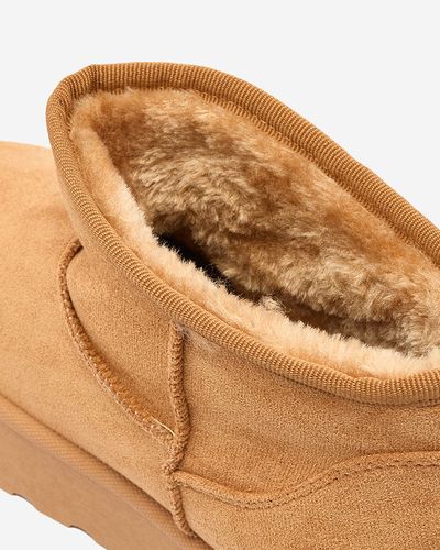 Royalfashion Коричневые женские сапоги на платформе Ersinella