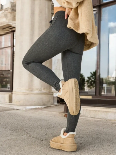 Royalfashion Moteriškos šiltos medvilninės legging‘ai