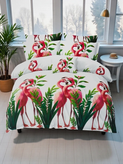 Royalfashion Raštuota patalynė 160x200, 4 dalių komplektas