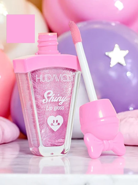 Blizgantis lūpų blizgesys, spalva Rožinė