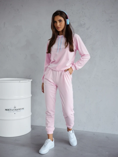Royalfashion moterų veliūro tipo treningų komplektas