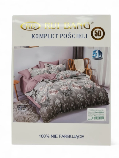 Royalfashion Raštuota patalynė 180x200 komplektas 3 DALYS