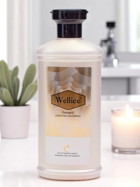 Profesionalus kolageno plaukų šampūnas – Intensyvus plaukų drėkinimas ir glotninimas