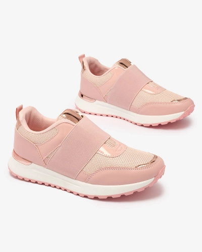 Женские спортивные туфли-слипы розового цвета Wecale- Footwear