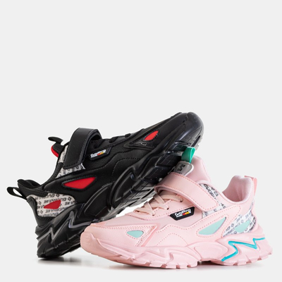 Черные детские кроссовки Linen