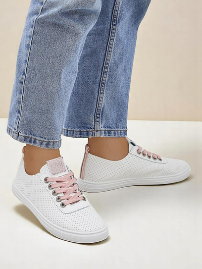 Royalfashion moteriški ekologiškos odos sportbačiai PureWalk