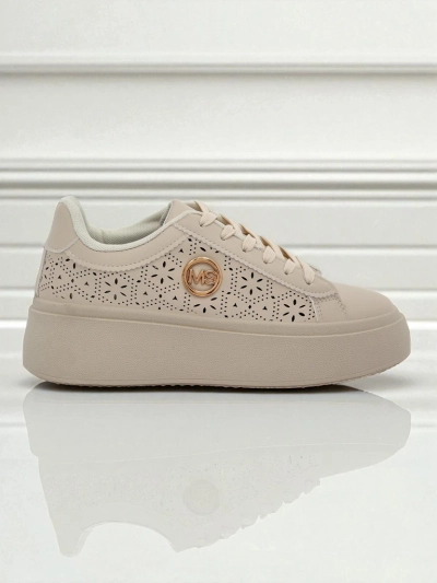 Aurelia Бежевые Кроссовки Платформа Royalfashion Экокожа