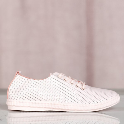 Różowe damskie tenisówki Mika - Obuwie