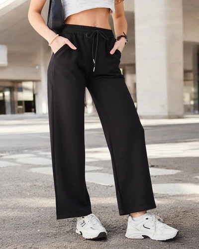 Royalfashion moteriškos platėjančios kelnės