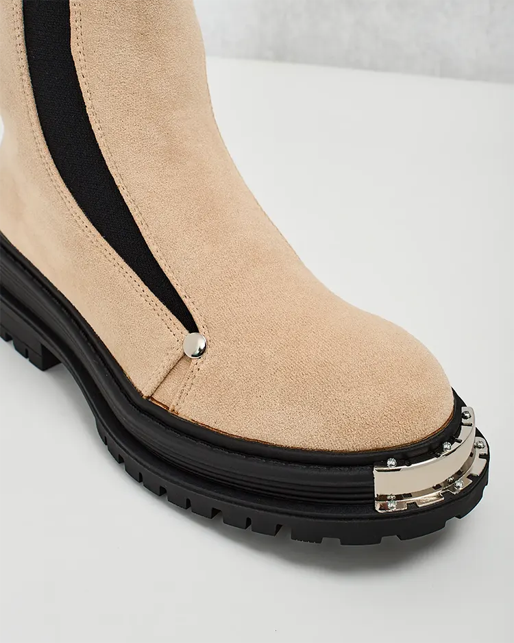 Royalfashion Женские сапоги из эко-замши Homni