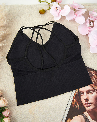 Royalfashion Женский спортивный бюстгальтер с цирконами