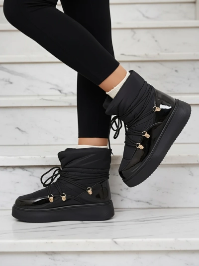 "Royalfashion" Juodi moteriški sniego batai Dabenda