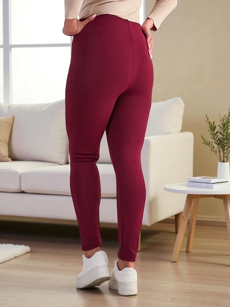 "Royalfashion" Moteriškos apšiltintos tregings kelnės PLUS SIZE