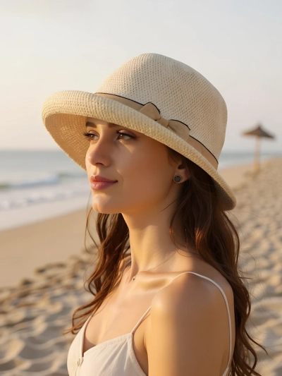 Royalfashion Женская шляпа, украшенная бантом, Summer Grace