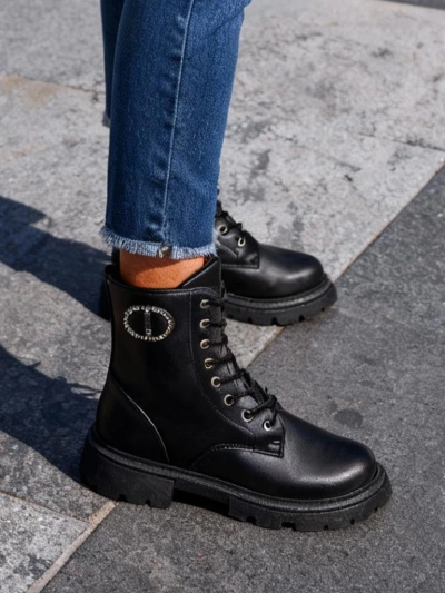 Royalfashion Ekologiškos odinės moteriškos kelnaitės Enoll