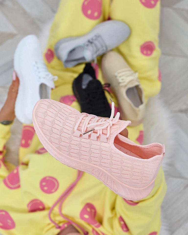 Серые женские спортивные туфли из ткани Orycys- Footwear