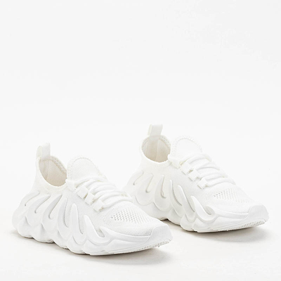 Moteriški balti sportiniai bateliai su unikaliu Octapiso padu - Avalynė