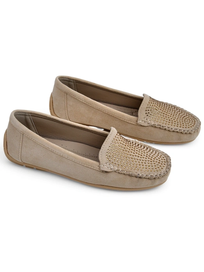 Royalfashion moterški mokasīnai su deimantais Ezuess