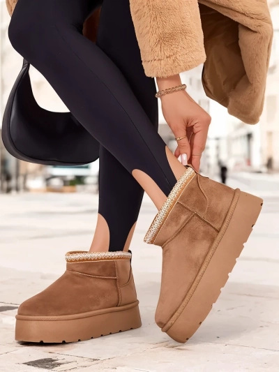 Royalfashion Женские короткие сапоги a'la snow boots Xoalla