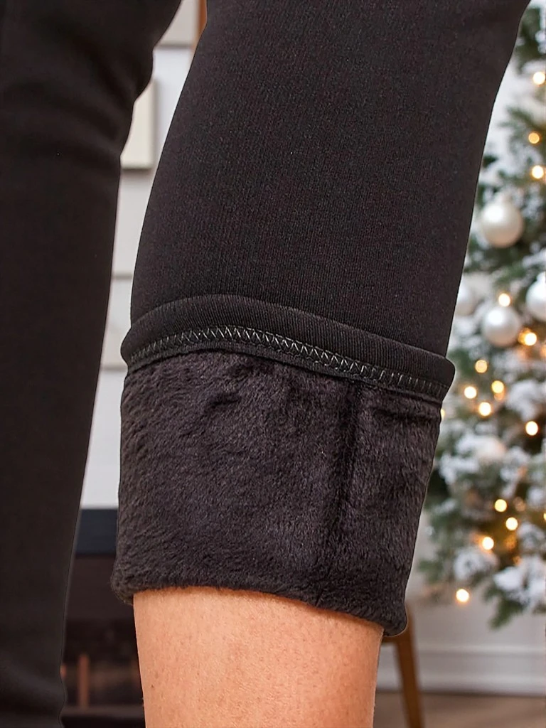 "Royalfashion" Moteriškos apšiltintos tegings kelnės PLUS SIZE