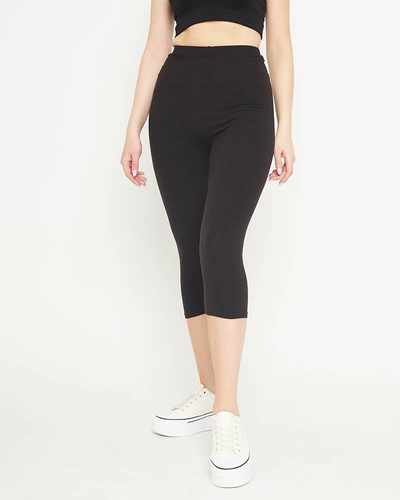 Moteriški 3/4 juodi antblauzdžiai - drabužiai