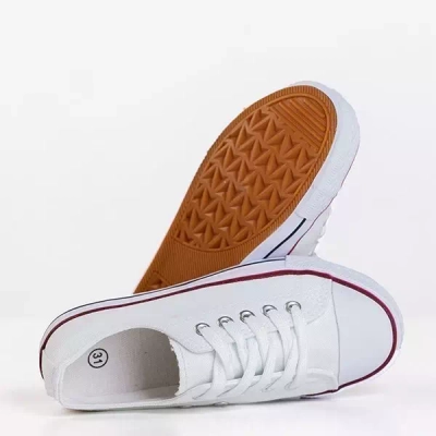 Białe dziecięce trampki Franklin - Obuwie