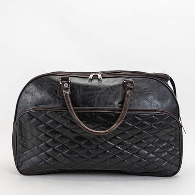 Juodas kelioninis krepšys su skiautine - Priedai