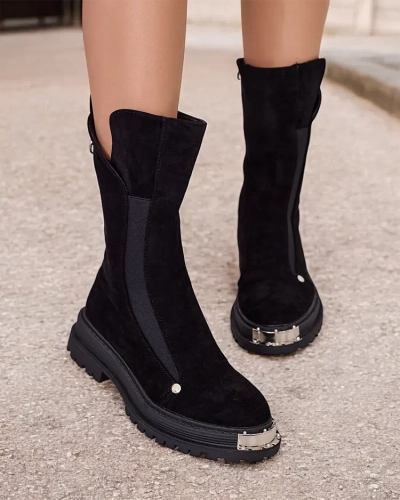 Royalfashion Женские сапоги из эко-замши Homni