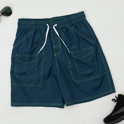 Vyriški tamsiai mėlyni sportiniai šortai Šortai - drabužiai