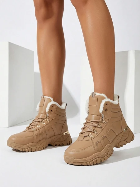 Karališkoji mada Moteriškos sportiniai batai su kailio pamušalu Megigna