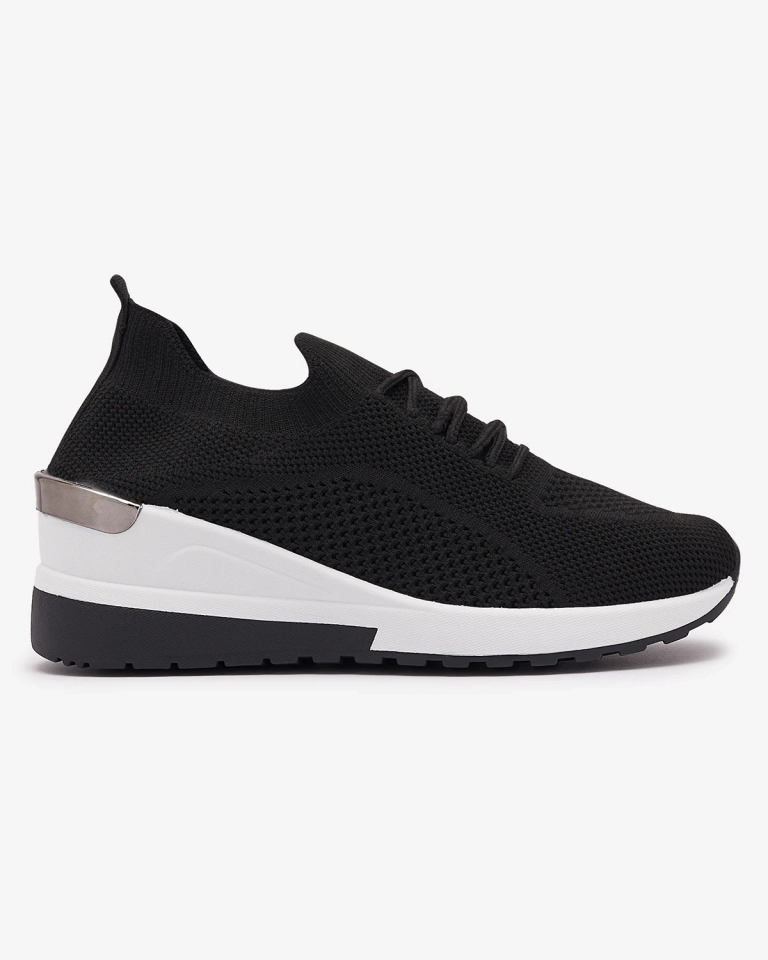 Черные женские спортивные туфли со скрытым якорем Ahelle- Footwear