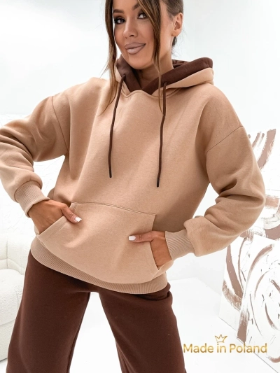Royalfashion Хлопковый Женский двухцветный спортивный костюм