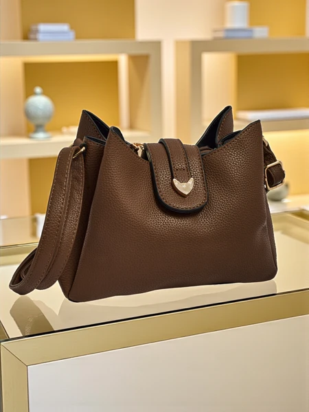 Mažas moteriškas rankinukas iš ekologiškos odos Narias