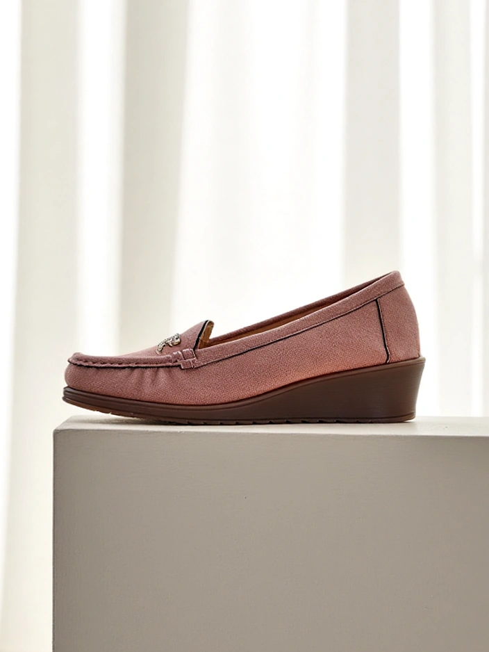 Royalfashion moterški mokasinai ant žemo platformos Lomman