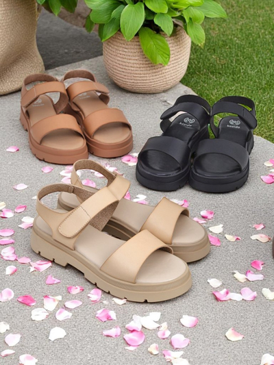 Royalfashion moteriškos basutės su storesniu padu Otvanna