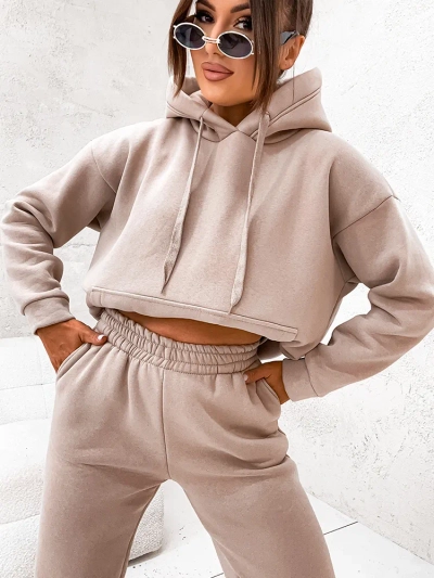 Royalfashion Хлопковый женский комплект толстовок