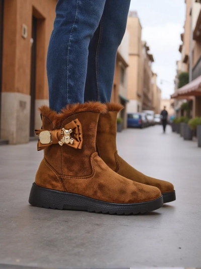 Royalfashion moterų sniego batai su juostele Kiebbi