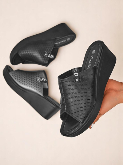 Royalfashion Women's Luna Wedge Wedges - Lit Edition