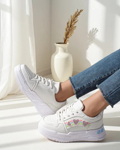 Royalfashion moteriški sportbačiai su blizgučiais Samoles