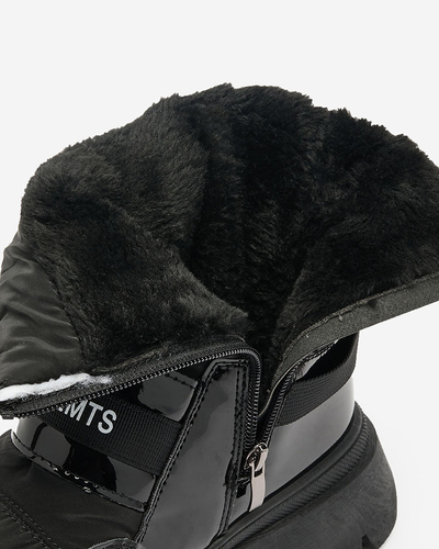 Royalfashion Женские сапоги-снегоступы черного цвета Fiellar
