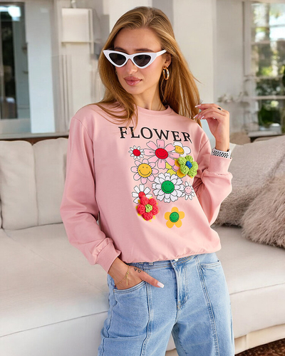 Royalfashion Женская хлопковая тонкая толстовка с принтом