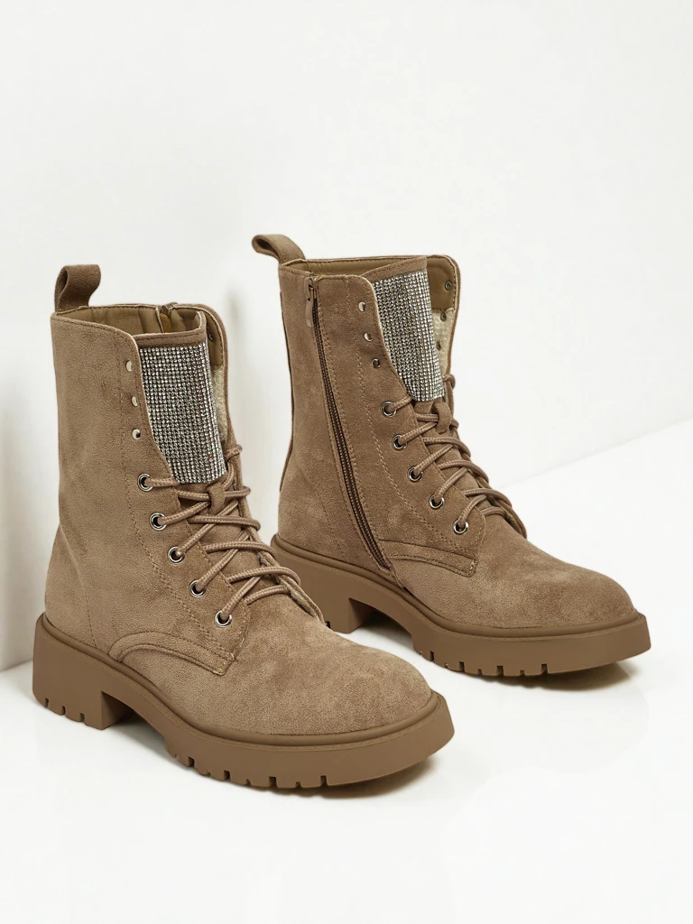 Eko zomšiniai moteriški aulinukai suvarstomi Ferlyne