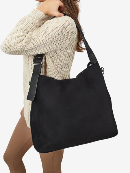 Женская сумка-шоппер из эко-замши Donenn